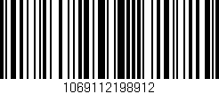 Código de barras (EAN, GTIN, SKU, ISBN): '1069112198912'