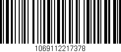 Código de barras (EAN, GTIN, SKU, ISBN): '1069112217378'