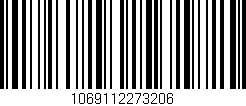 Código de barras (EAN, GTIN, SKU, ISBN): '1069112273206'