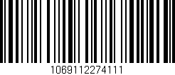 Código de barras (EAN, GTIN, SKU, ISBN): '1069112274111'