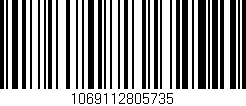 Código de barras (EAN, GTIN, SKU, ISBN): '1069112805735'