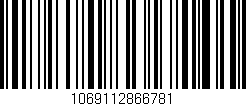 Código de barras (EAN, GTIN, SKU, ISBN): '1069112866781'
