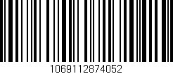 Código de barras (EAN, GTIN, SKU, ISBN): '1069112874052'