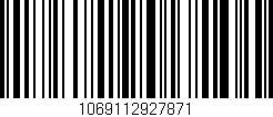 Código de barras (EAN, GTIN, SKU, ISBN): '1069112927871'