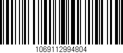 Código de barras (EAN, GTIN, SKU, ISBN): '1069112994804'