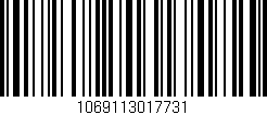 Código de barras (EAN, GTIN, SKU, ISBN): '1069113017731'