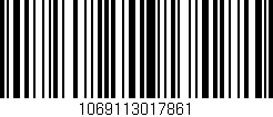 Código de barras (EAN, GTIN, SKU, ISBN): '1069113017861'