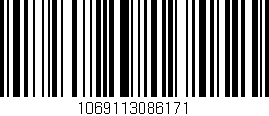 Código de barras (EAN, GTIN, SKU, ISBN): '1069113086171'