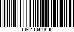 Código de barras (EAN, GTIN, SKU, ISBN): '1069113400908'