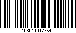 Código de barras (EAN, GTIN, SKU, ISBN): '1069113477542'