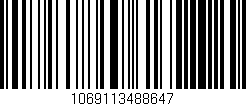 Código de barras (EAN, GTIN, SKU, ISBN): '1069113488647'