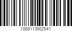 Código de barras (EAN, GTIN, SKU, ISBN): '1069113502541'
