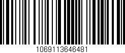 Código de barras (EAN, GTIN, SKU, ISBN): '1069113646481'