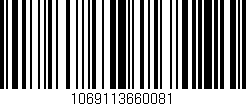 Código de barras (EAN, GTIN, SKU, ISBN): '1069113660081'