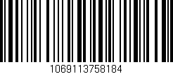 Código de barras (EAN, GTIN, SKU, ISBN): '1069113758184'