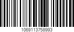 Código de barras (EAN, GTIN, SKU, ISBN): '1069113758993'