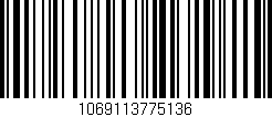 Código de barras (EAN, GTIN, SKU, ISBN): '1069113775136'