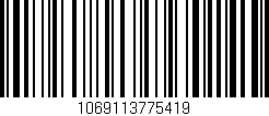 Código de barras (EAN, GTIN, SKU, ISBN): '1069113775419'
