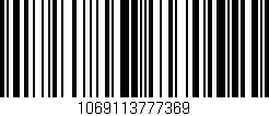 Código de barras (EAN, GTIN, SKU, ISBN): '1069113777369'