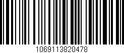 Código de barras (EAN, GTIN, SKU, ISBN): '1069113820478'