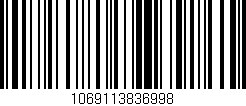 Código de barras (EAN, GTIN, SKU, ISBN): '1069113836998'