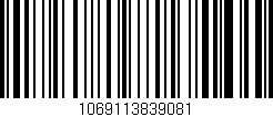 Código de barras (EAN, GTIN, SKU, ISBN): '1069113839081'