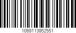 Código de barras (EAN, GTIN, SKU, ISBN): '1069113952551'