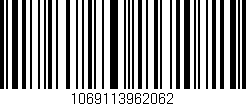 Código de barras (EAN, GTIN, SKU, ISBN): '1069113962062'