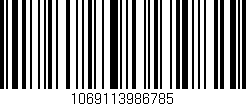 Código de barras (EAN, GTIN, SKU, ISBN): '1069113986785'