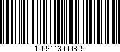 Código de barras (EAN, GTIN, SKU, ISBN): '1069113990805'