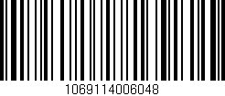Código de barras (EAN, GTIN, SKU, ISBN): '1069114006048'