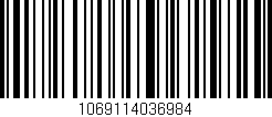 Código de barras (EAN, GTIN, SKU, ISBN): '1069114036984'