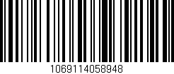 Código de barras (EAN, GTIN, SKU, ISBN): '1069114058948'