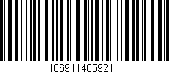 Código de barras (EAN, GTIN, SKU, ISBN): '1069114059211'