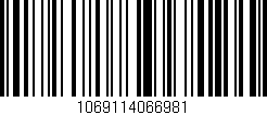 Código de barras (EAN, GTIN, SKU, ISBN): '1069114066981'