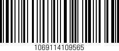 Código de barras (EAN, GTIN, SKU, ISBN): '1069114109565'