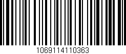 Código de barras (EAN, GTIN, SKU, ISBN): '1069114110363'