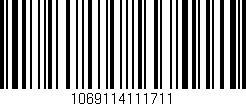 Código de barras (EAN, GTIN, SKU, ISBN): '1069114111711'