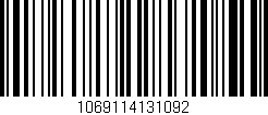 Código de barras (EAN, GTIN, SKU, ISBN): '1069114131092'