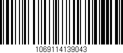 Código de barras (EAN, GTIN, SKU, ISBN): '1069114139043'
