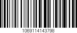 Código de barras (EAN, GTIN, SKU, ISBN): '1069114143798'