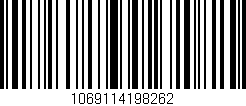 Código de barras (EAN, GTIN, SKU, ISBN): '1069114198262'