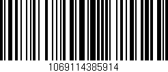 Código de barras (EAN, GTIN, SKU, ISBN): '1069114385914'