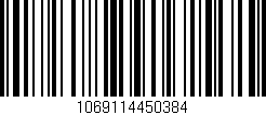 Código de barras (EAN, GTIN, SKU, ISBN): '1069114450384'
