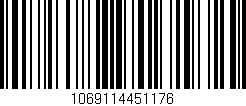 Código de barras (EAN, GTIN, SKU, ISBN): '1069114451176'