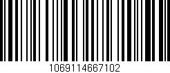 Código de barras (EAN, GTIN, SKU, ISBN): '1069114667102'