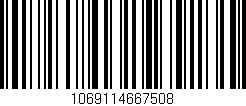 Código de barras (EAN, GTIN, SKU, ISBN): '1069114667508'