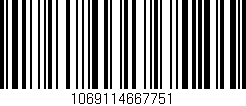 Código de barras (EAN, GTIN, SKU, ISBN): '1069114667751'