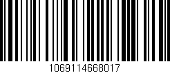 Código de barras (EAN, GTIN, SKU, ISBN): '1069114668017'