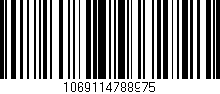 Código de barras (EAN, GTIN, SKU, ISBN): '1069114788975'